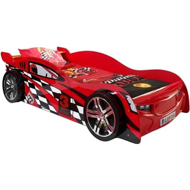 European Single (90 x 200cm) Car Bed - Red