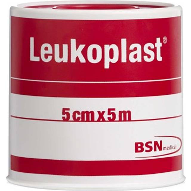 Leukoplast, porös häfta vid stomi, 5 m x 5 cm, tryckspole, 1 styck