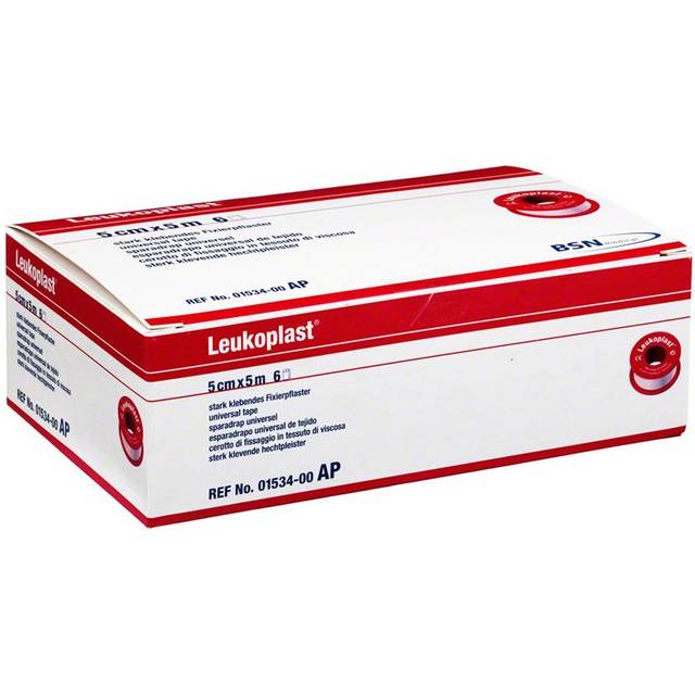 Leukoplast tape 5 cm x 5m - 6 rullar