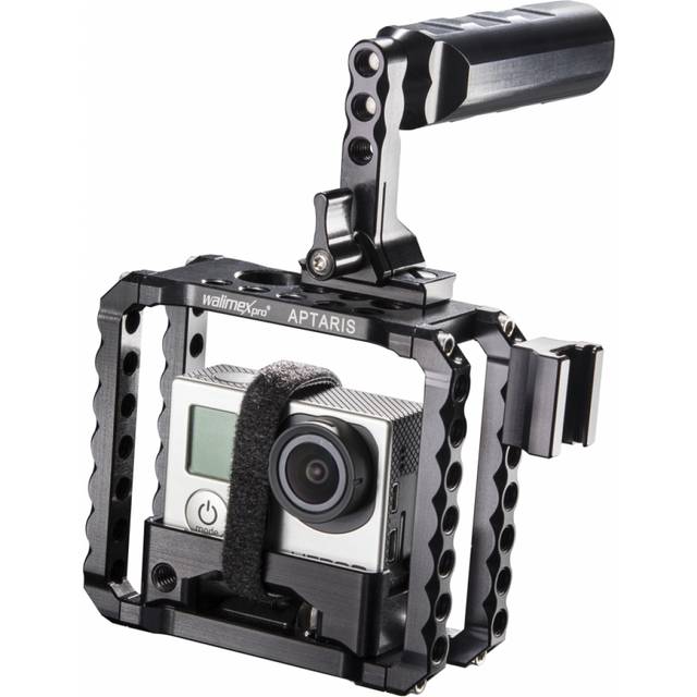 Walimex Pro Apatris actionhandtag och fodralfri montering för GoPro Hero 2/3