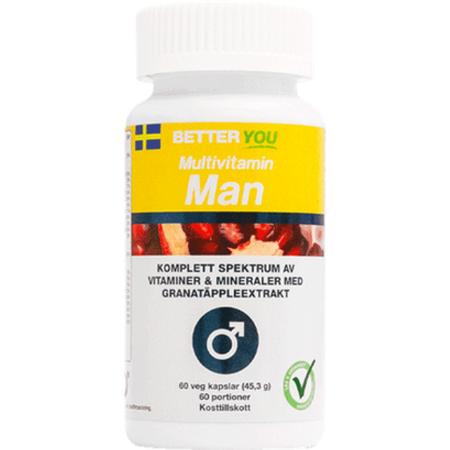 Better You Multivitamin Man 60 kapslar