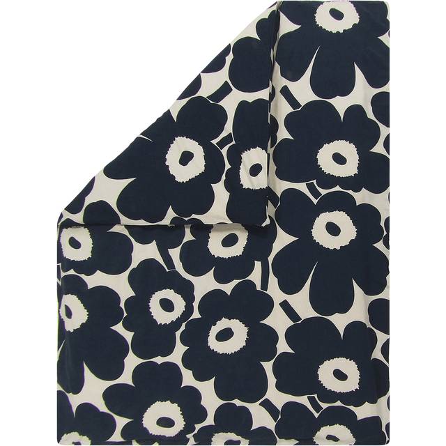 Marimekko - Unikko Påslakan 150x210 Cm - Mörkblå