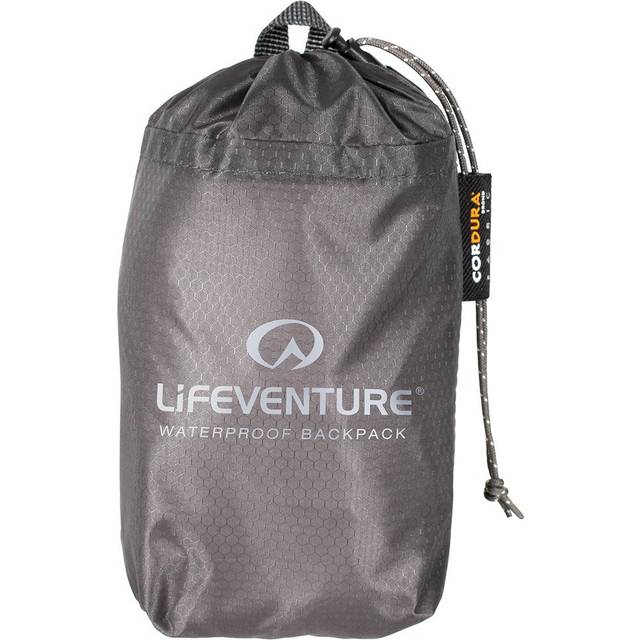 Lifeventure packbar vattentät 22 liters ryggsäck, perfekt för utomhusvattensporter, simning och kajakpaddling, Grå, 22 litre, Modern