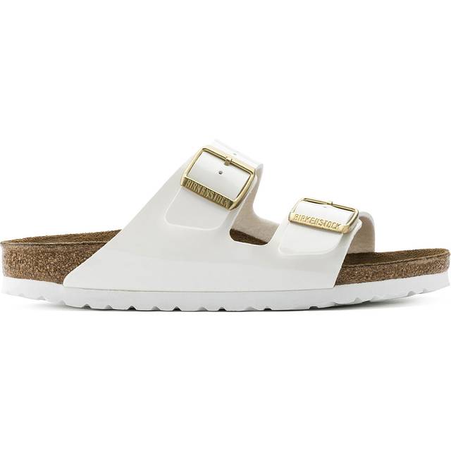Birkenstock Arizona BF Patent White Narrow Fit (9)