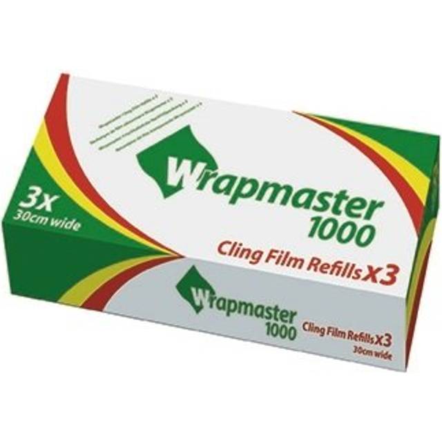 Wrapmaster 1000 Cling Film Refill 300mm x 100m (3 Pack) 31C78
