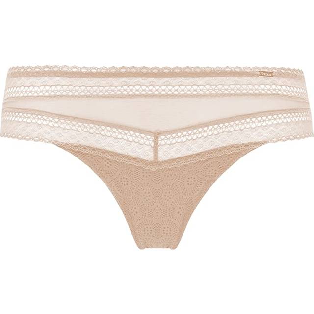 Chantelle Festivité Brazilian Briefs - Från Magasin - Beige (46)