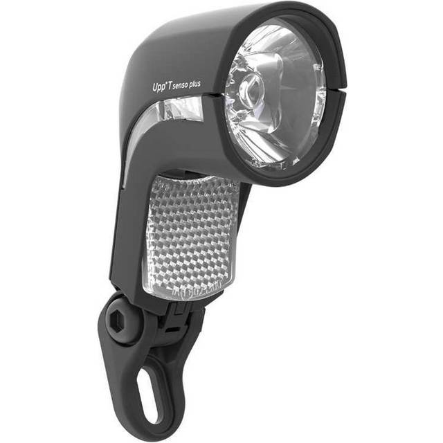 Front lighting with built-in reflector Busch & Müller lumotec upp 30 lux - Noir