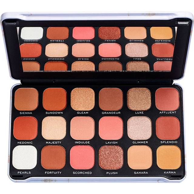 Makeup Revolution Forever Flawless Decadent, Eyeshadow Palette, Create Long-Lasting Eye Makeup Looks, Vegan & Cruelty-Free, 20g