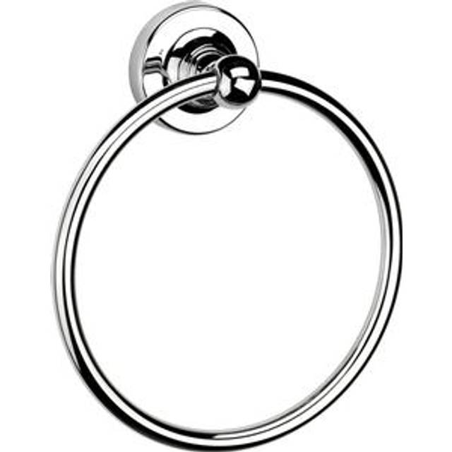 Croydex Worcester Flexi-Fix™ Bathroom Towel Ring - Chrome