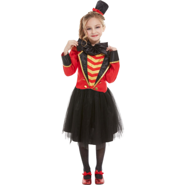 Children's Girls Circus Ringmaster Fancy Dress Costume Age 4 - 6