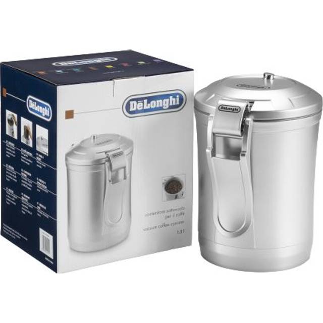 De'Longhi DLSC063 Vacuum Coffee Canister, Grey