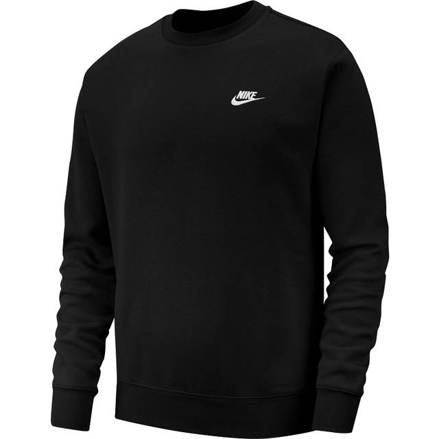 Nike Sportswear Club Fleece Crew Neck Golf Sweater - Black