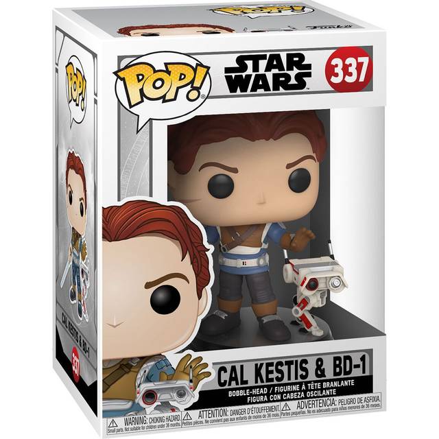 Funko Pop! Vinyl SW Jedi Fallen Order Cal Kestis och BD1 figur