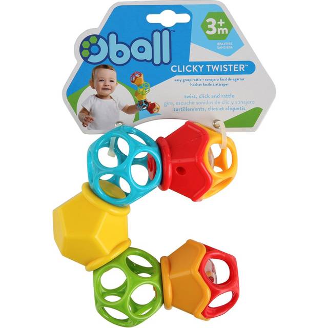 Langs Japan Oball Clicky Twister Rattle (07311)