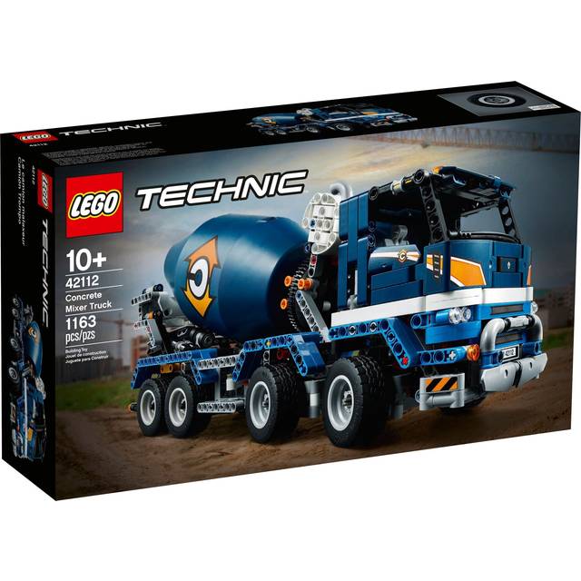 LEGO Technic Concrete Mixer Truck 42112 Building Kit  Kids Will Love Bringing The Construction Site to Life with This Cool Concrete Truck Toy Model Se