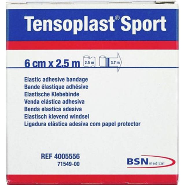Klisterbinda Tensoplast Sport - 6cmx2,5m osträckt elast 50%