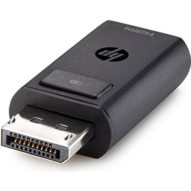 HP DisplayPort to HDMI Adapter - Videokort - DisplayPort hane till HDMI hona - för EliteBook 8770, ProBook 64X G4, 650 G5, ZBook 14 G2, 14u G4, 15 G2, 15u G2, 15u G4, 17 G3