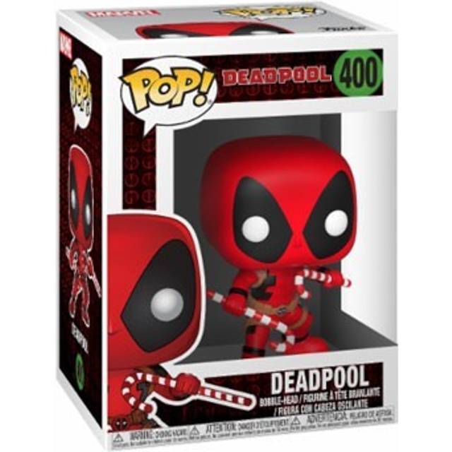 Funko POP! Marvel Comics: Marvel Holiday - Deadpool (Candy Canes)