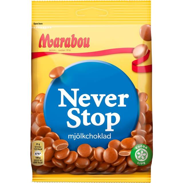 Marabou Never Stop - 225 gram
