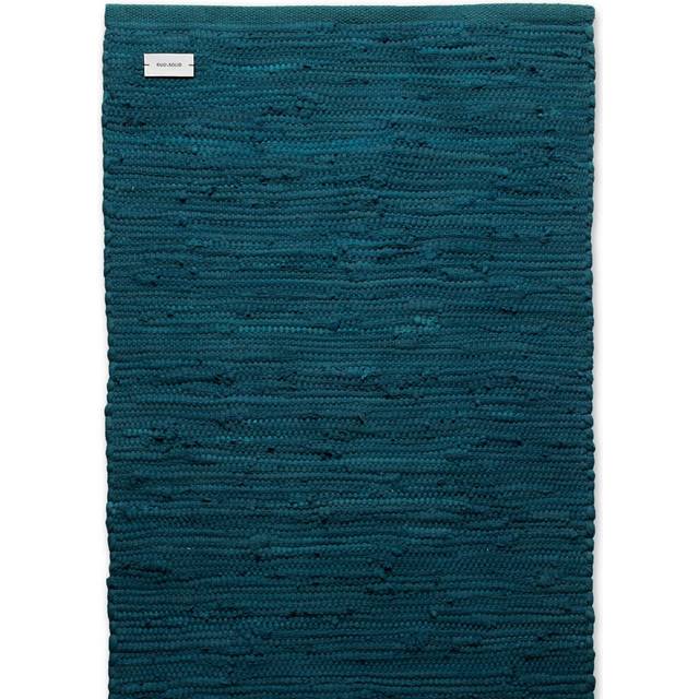 Rug Solid Cotton matta 60x90 cm Petroleum (petrolblå) - Blå