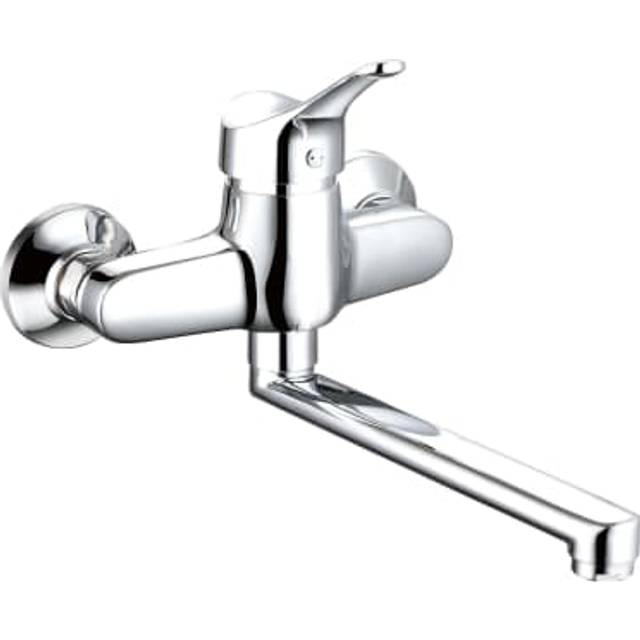 SCHÃTTE Wall Sink Mixer ATTICA Chrome Basin Sink Faucet Mixer Waterfall Tap