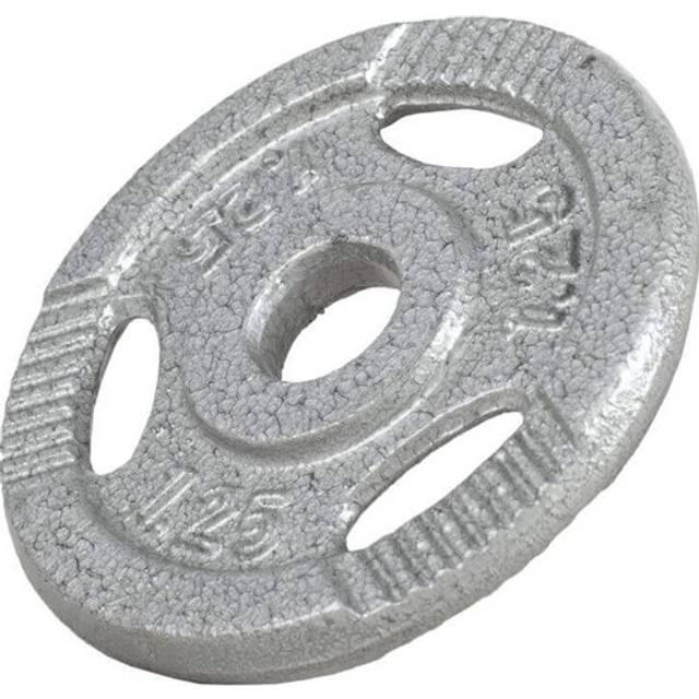 Gorilla Sports Cast Iron Trigrip Weight Plate 1.25kg