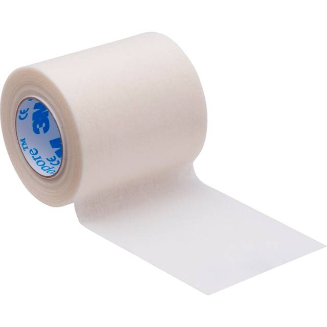 3M Micropore, vit häfta, 10 m x 50 mm, refill 1 styck