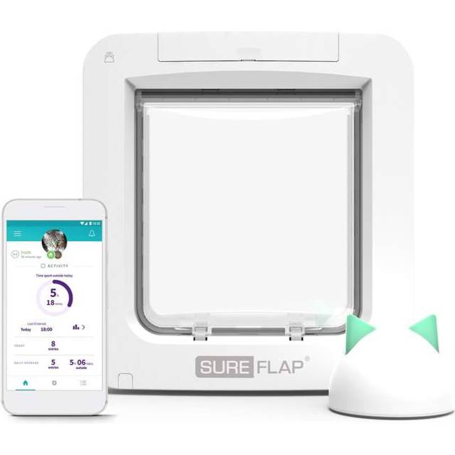 SureFlap Microchip Cat Flap Connect - Kattlucka + Hub