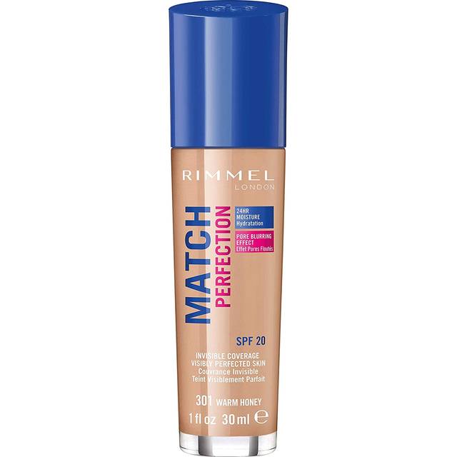 Rimmel Match Perfection Foundation SPF20 #301 Warm Honey