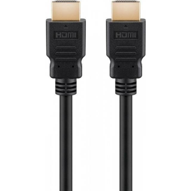 Goobay 47575 Ultra HiSpeed 8K HDMI-kabel, 48 Gbit/s – upp till 10K/8K@60HZ/4K@120HZ – 4320p – Ultra HD, Full HD, HDTV, 3D, eARC, HDCP, Ethernet – 2.1-serien