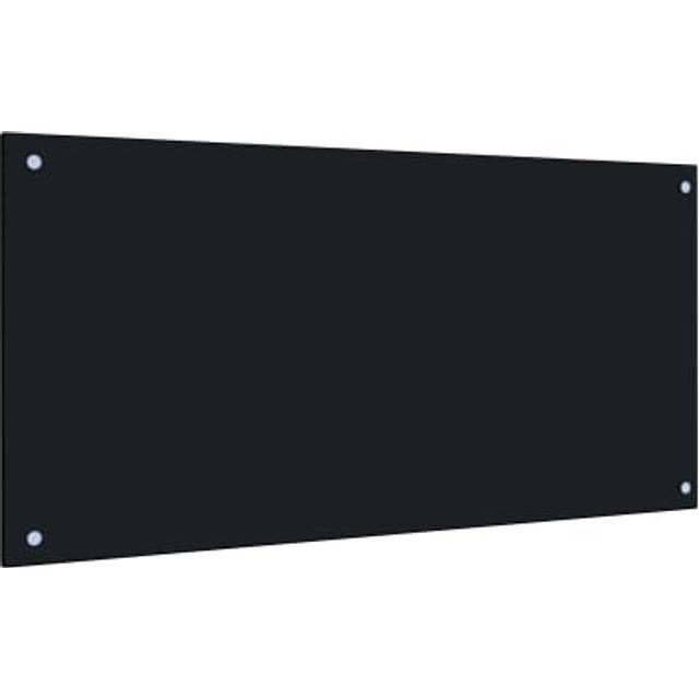 vidaXL Kitchen Backsplash Transparent 100 x 50 cm Tempered Glass