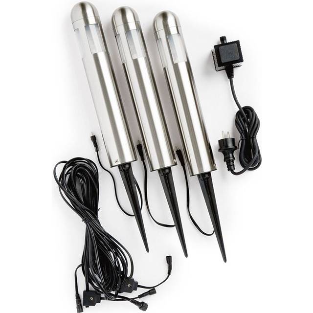 Amalfi Dekorationsbleysning LED, 12V, IP44, 3st, Rostfritt, Konstsmide
