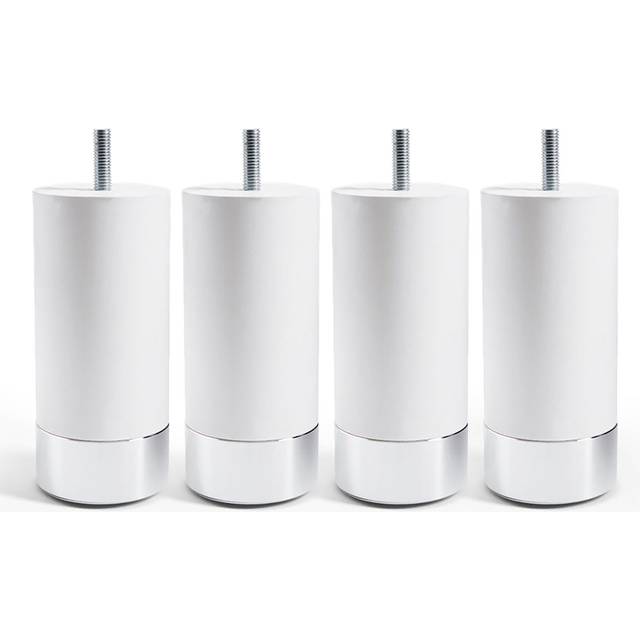 Carpe Diem Beds - Cylinder Sängben Grey Lasure With Alu. Foot 17 cm - Sängben - Träfärgad