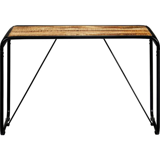 Matbord 118x60x76 cm massivt grovt mangoträ