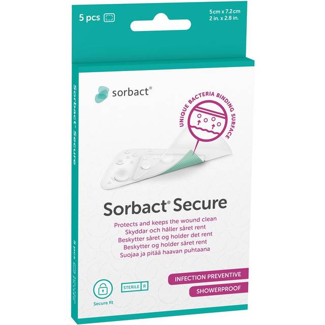 Sorbact Secure 5 x 7,2cm - 5 st