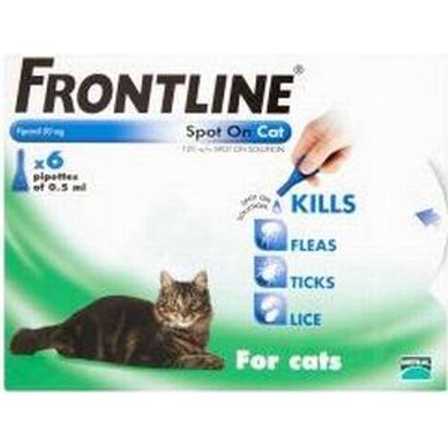 Frontline® spot-on flea & tick treatment for cats 3 pipettes