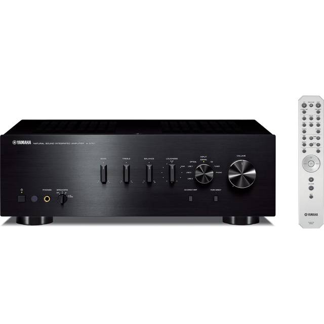 Yamaha A-S701 helförstärkare med D/A-omvandlare, svart