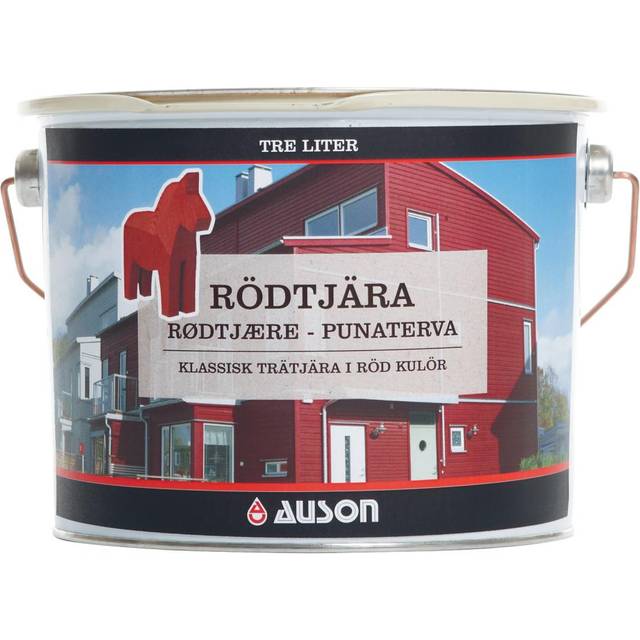 Auson Trätjära Pigment Röd 9 Liter