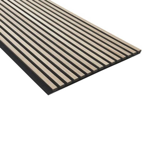 FibroTech PREMIUM akustikpanel, 605 x 2440 mm, ash