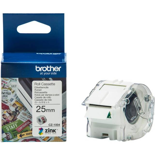 Brother CZ-1004 Label-Making Tape - White