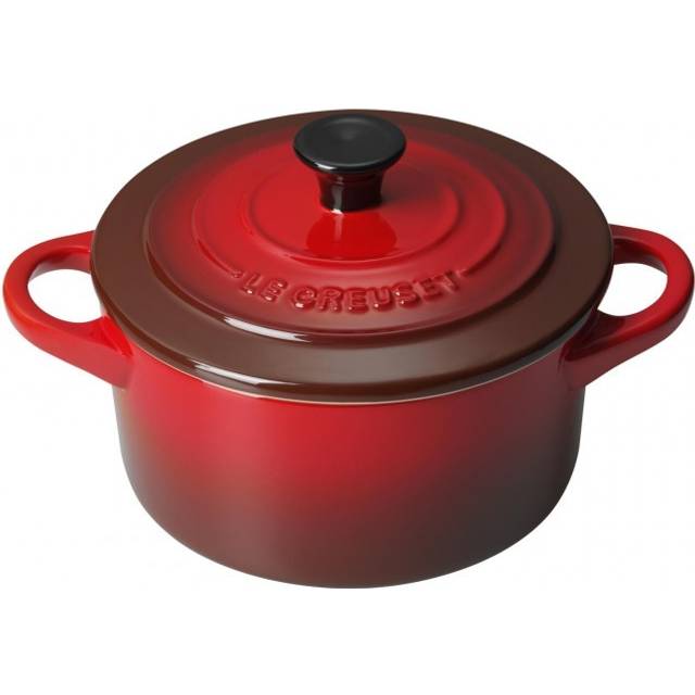 Le Creuset Le Creuset minigryta 10 cm Cerise - Röd