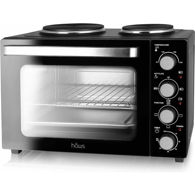 Hâws Mini Ugn 32 Liter, Över- Och Under Värme, Upp Till 230 Grader, 1500 Watt, Med Toppplatta