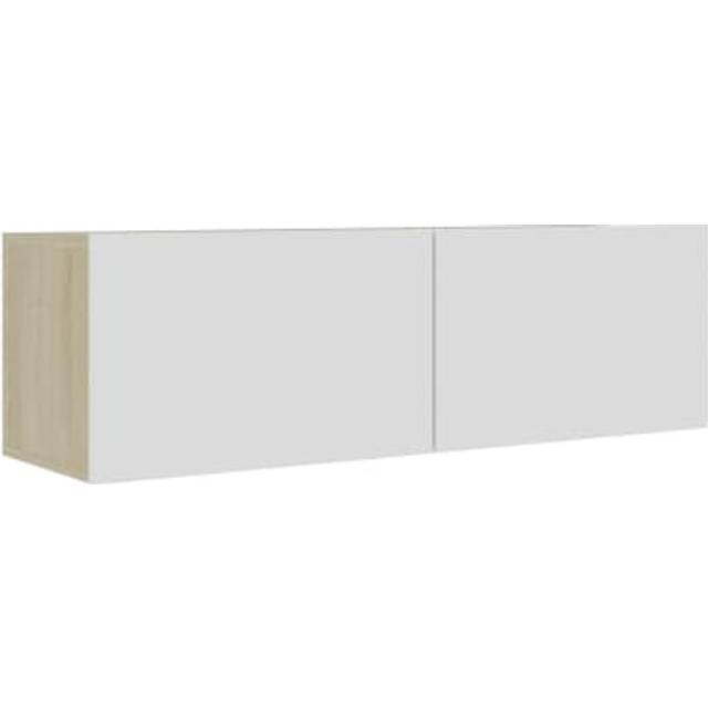 vidaXL TV Cabinet Sonoma Oak 100x30x30 cm Engineered Wood - Brown
