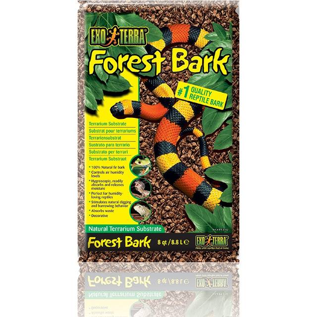 Exoterra Forest Bark - Natural Terrarium Substrate Brown 8,8 L