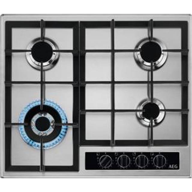AEG HGB64420YM 60cm Gas Hob - Stainless Steel