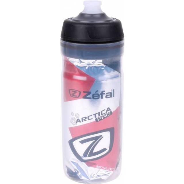Zefal Arctica 55 550ml Bottle - Silver / Black - Black/silver