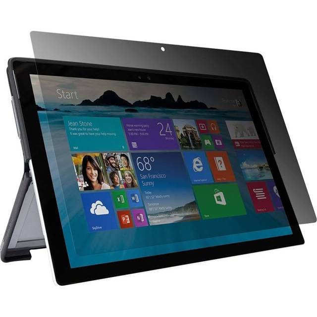 Targus Privacy Screen - Sekretessfilter till handdator - 12,3 tum bred - för Microsoft Surface Pro (I mitten av 2017), Pro 4