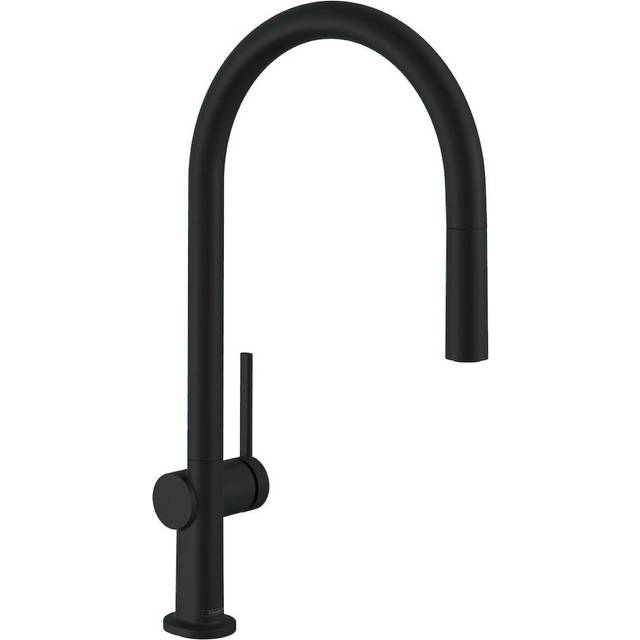 Hansgrohe Talis M54 210 1 Jet Matt Black Pullout Kitchen Mixer Tap