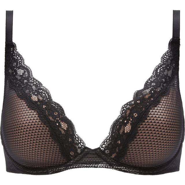 PASSIONATA Brooklyn Plunge T-Shirt Bra |Svart |D x 65