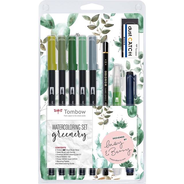Tombow ABT Dual Brush set Greenery
